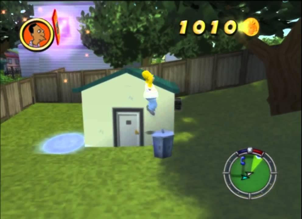 Simpsons hit and run cards level 1